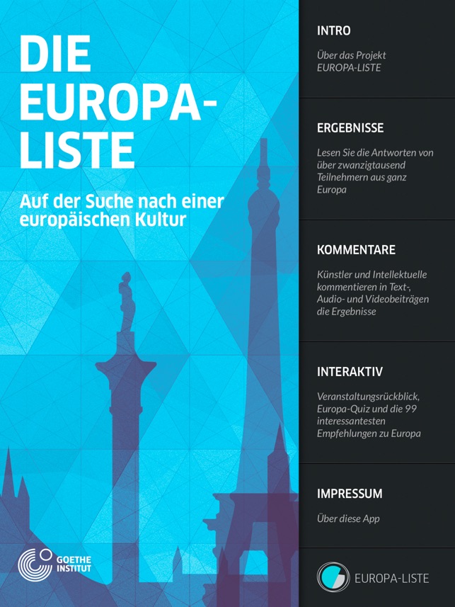 EUROPA-LISTE – Auf der Suche nach einer europäischen Kultur(圖1)-速報App