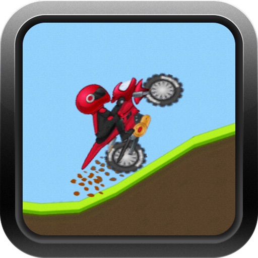 Hill Climb Motorcycle Race Icon