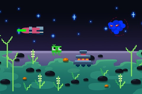 Green Alien – Space Planet Strategy Game screenshot 2
