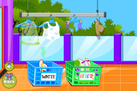 Kids Washing Cloths free girl games screenshot 4