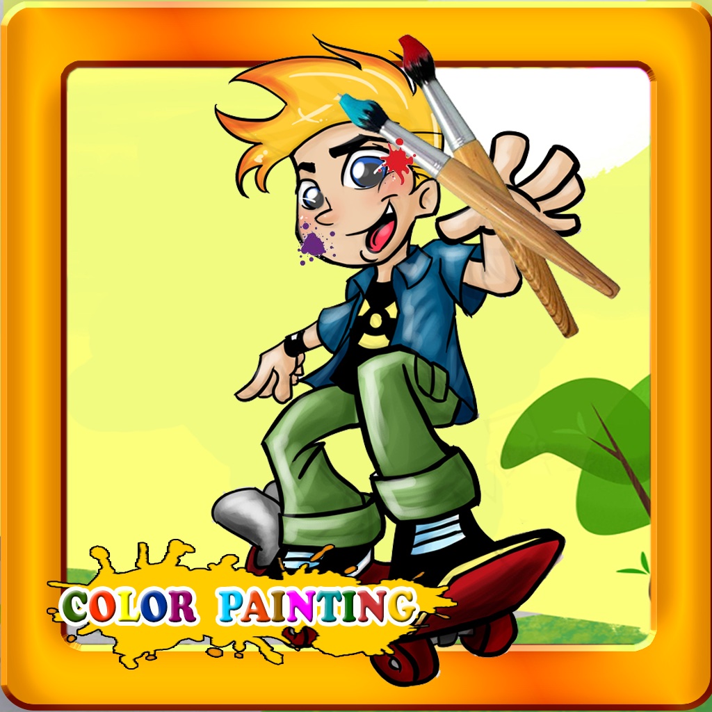 Kids Color Painting For Johnny Test Version icon