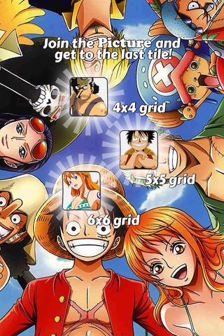 2048 PUZZLE " One-Piece " Edition Anime Logic Game Character.s screenshot 3