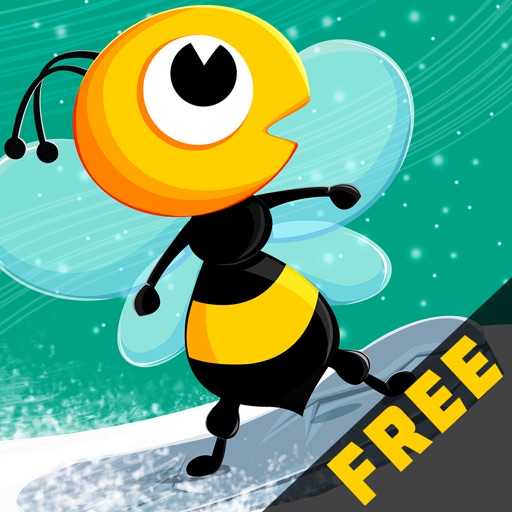 Honey Winter Quest : The Cool Bee Boy Snowboard Racing Game icon