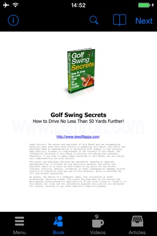 Golf Swing Secrets:How to Drive no Less Than 50 yards Farther screenshot 2