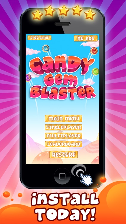 Candy Gem Blaster screenshot-4