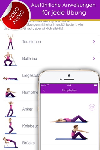 Fitness exercises for women screenshot 3