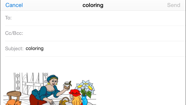Little Red Riding Hood. Coloring book for children screenshot-3