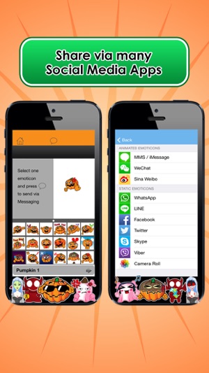 Emoji Kingdom 15  免費南瓜萬聖節動態表情符號支持  iOS 8(圖3)-速報App