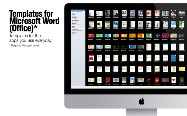 templates for microsoft word office をmac app storeで