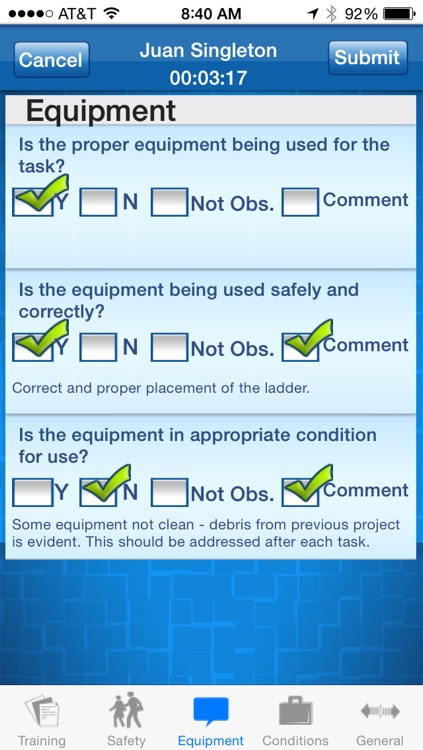 Safety Observation