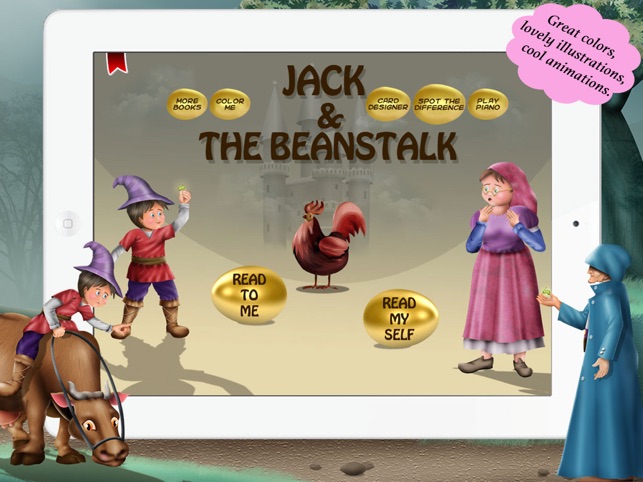 Jack and the beanstalk for Children by S