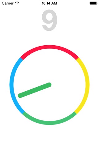 Impossible Color Wheel Crush - Match the line to the circle color screenshot 2