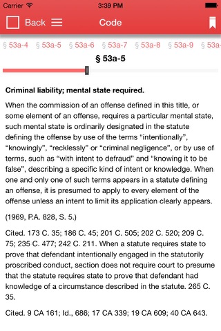 Connecticut Penal Code screenshot 2