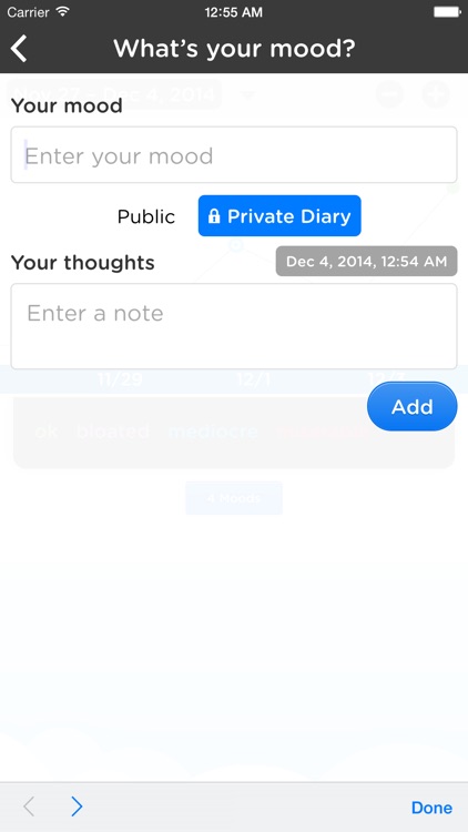 Moodtrack Diary: Private Mood Tracker & Mood Tracking Journal