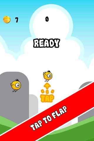 Flappy Wigs - Tap to Flap a Cute Flappy Bird screenshot 3