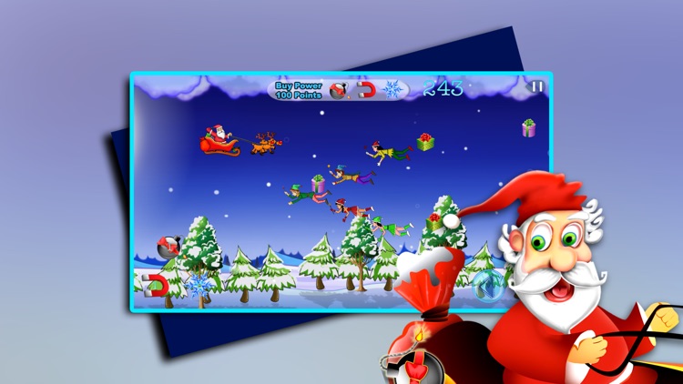 Flying Santa Claus 3 : The Naughty Winter Elves Mission to Stop Christmas - Free screenshot-3