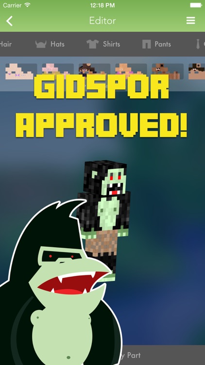 Gidspor's Easy Skin Creator for Minecraft