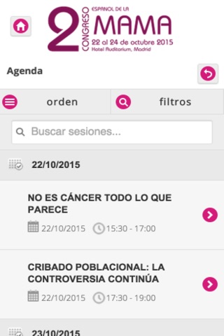 Congreso de la Mama 2015 screenshot 2