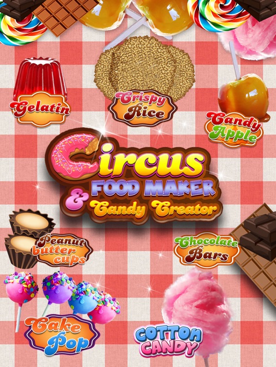 “ A Circus Food Stand Candy Creator HD – Free Maker Game