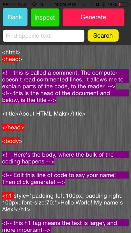 HTML Maker