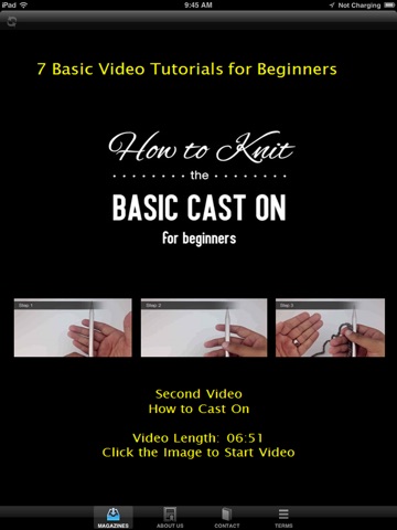 Best iKnitting Video Magazine - Learn to Crochet Made Easy Guide screenshot 2