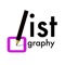 Listography is a self-funded project by Lisa Nola, author of the Listography book series