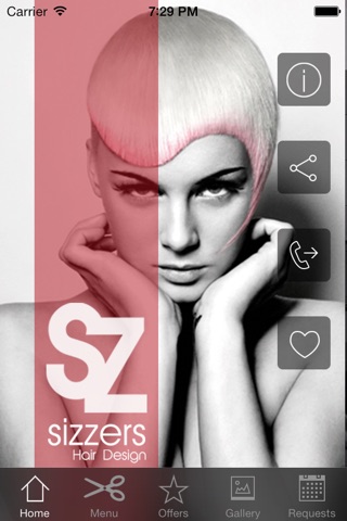 Sizzers Hair Design screenshot 2