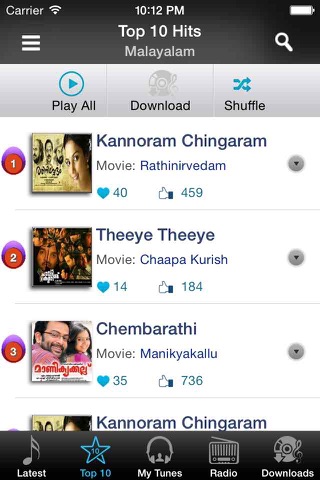 Raaga Malayalam Songs Radios Top 10 Hits Videos Devotional Music screenshot 3