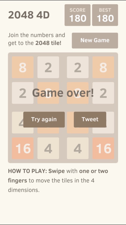 2048 4D - THE MISSING VERSION screenshot-3