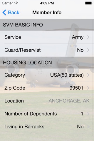 Military Pay Calc screenshot 3