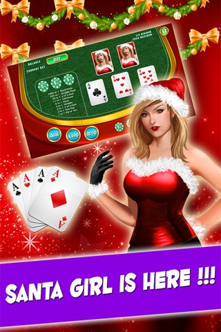 `` Chistmas Santa Poker Pro  - Top 5 Cards Poker  Casino Games screenshot 3