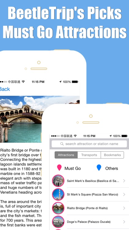 Venice travel guide with offline map and Italia metro transit by BeetleTrip screenshot-4