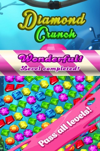 Diamond Crunch Mania-Mash and Crush the Gems To Complete The fun Puzzle screenshot 3