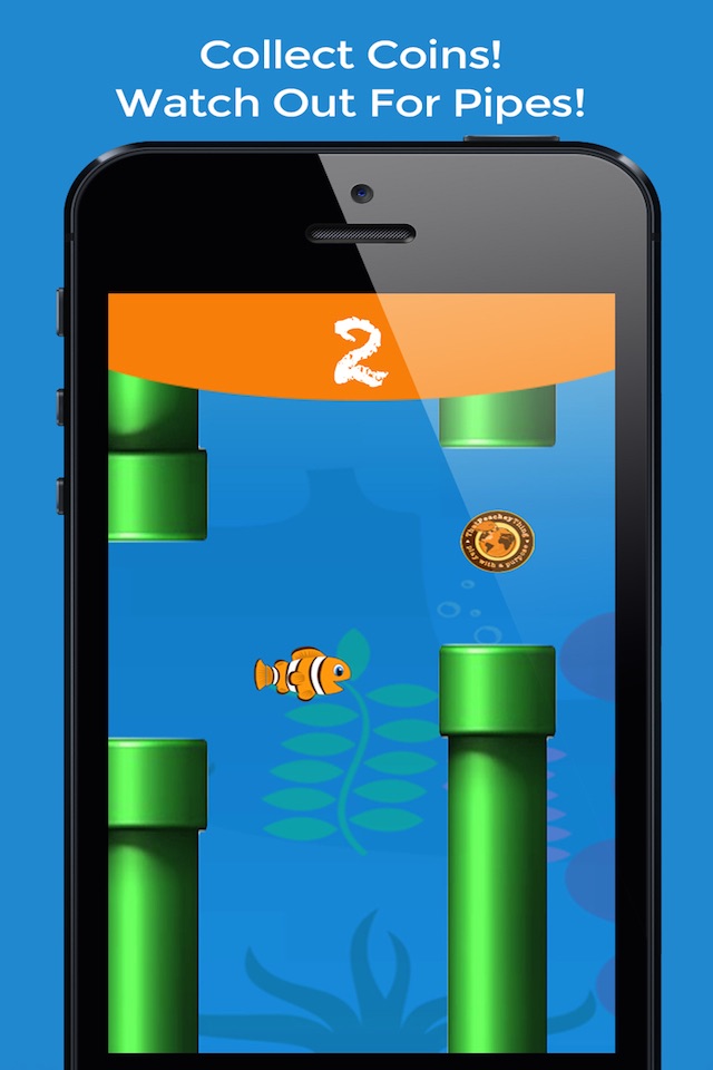 Speedy Fish - An Endless Flappy Splashy Crossy Zig Zag Fish Adventure Party! screenshot 3