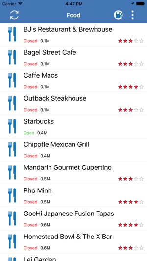 Food Finder for Apple Watch(圖4)-速報App