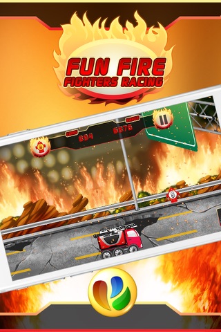 Fun Fire Fighters Racing Game screenshot 2