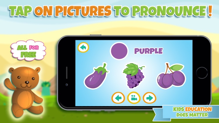 Learn colors - Educational game for toddler kids & preschool children