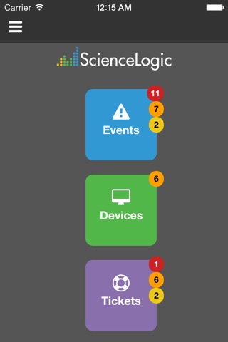 ScienceLogic EM7 Mobile Access screenshot 2