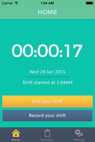 Shift Recorder Free screenshot 2