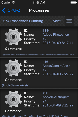 iCPU-Z (System Information, Monitoring tools, Memory Check) screenshot 3