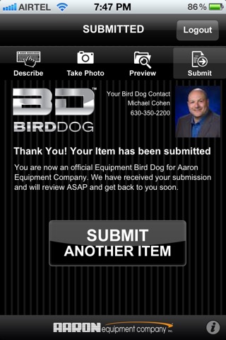 Bird Dog Process Equipment Tool screenshot 3