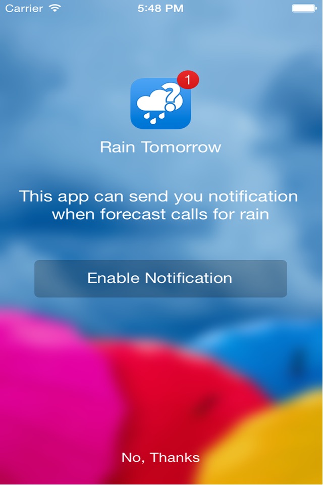 Will it Rain? - Notifications screenshot 4