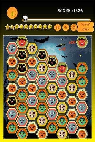 Halloween Monster Academy - Scary Dead Creatures Puzzle Match- Free screenshot 4