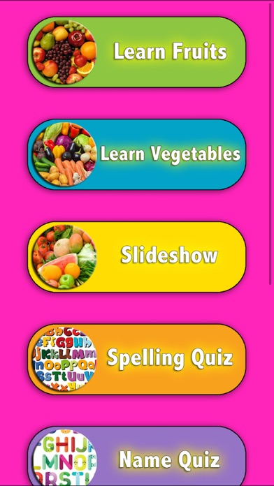 How to cancel & delete Learn Fruits and Vegetables in English from iphone & ipad 4