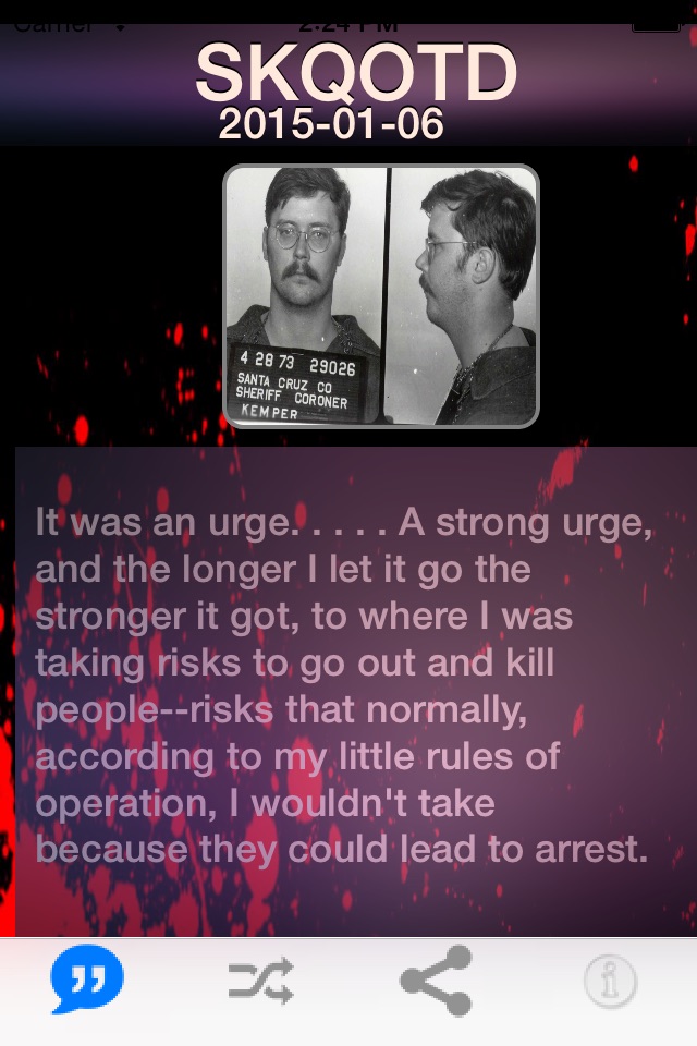 Serial Killer Quote of the Day screenshot 2