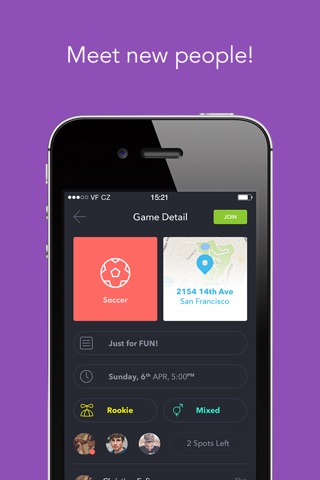PlayWith –  Find sport partners and games nearby screenshot 3