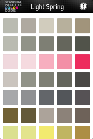 Seasonal Palette Color Code screenshot 4