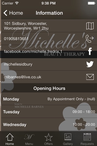 Michelle Barnes Beauty Treatments screenshot 3