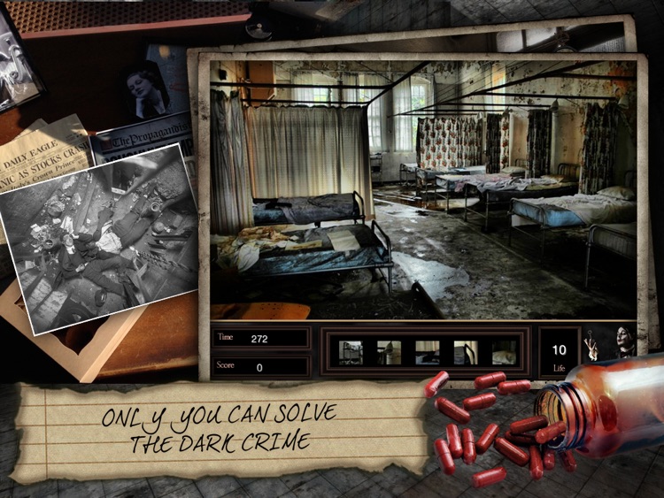 Abandoned Murder Rooms - Hidden Objects screenshot-4