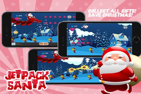 JetPack Santa Free: A Santa Christmas JoyRun screenshot 3
